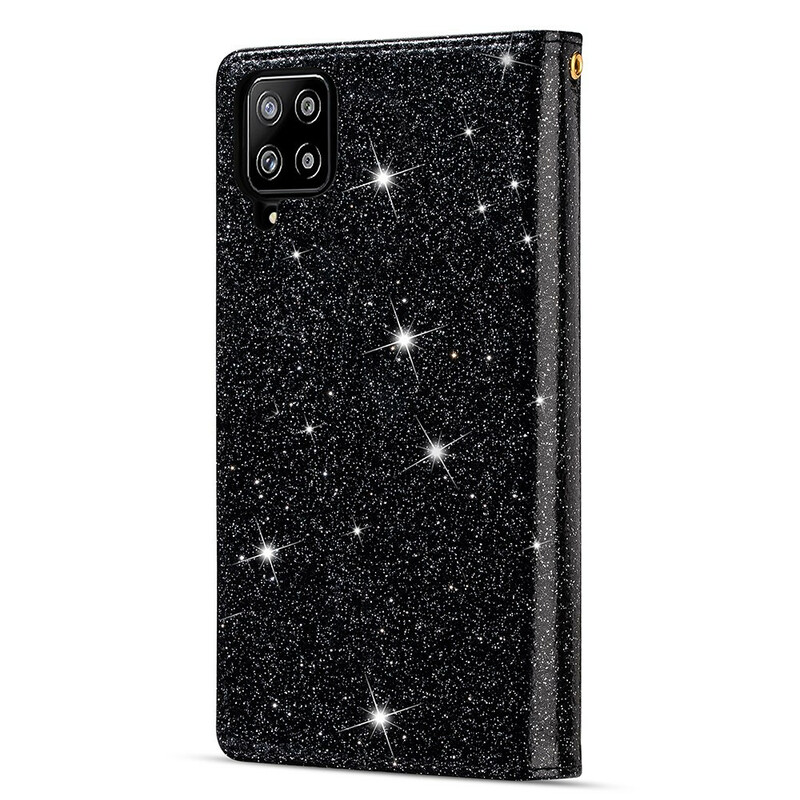 Housse Samsung Galaxy A42 5G Paillettes Portefeuille Zip Housse Samsung Galaxy A42 5G Paillettes Portefeuille Zip