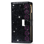 Housse Samsung Galaxy A42 5G Paillettes Portefeuille Zip Housse Samsung Galaxy A42 5G Paillettes Portefeuille Zip