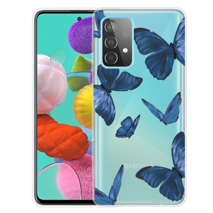 Coque Samsung Galaxy A52 5G Papillons Sauvages