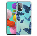 Coque Samsung Galaxy A52 5G Papillons Sauvages