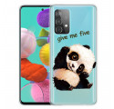 Coque Samsung Galaxy A52 5G Transparente Panda Give Me Five