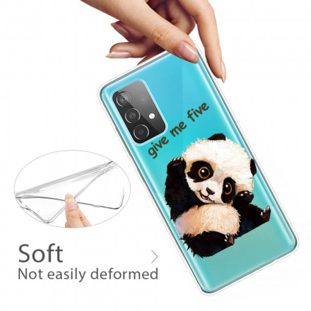 Coque Samsung Galaxy A52 5G Transparente Panda Give Me Five
