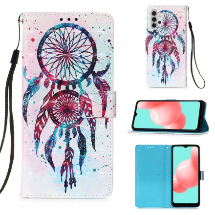 Housse Samsung Galaxy A32 5G Attrape Rêves Aquarelle Housse Samsung Galaxy A32 5G Attrape Rêves Aquarelle