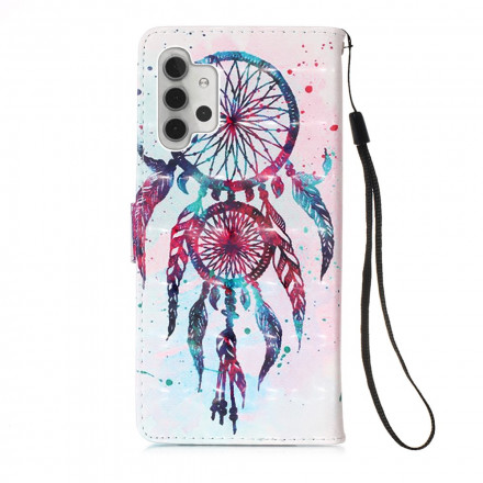 Housse Samsung Galaxy A32 5G Attrape Rêves Aquarelle Housse Samsung Galaxy A32 5G Attrape Rêves Aquarelle