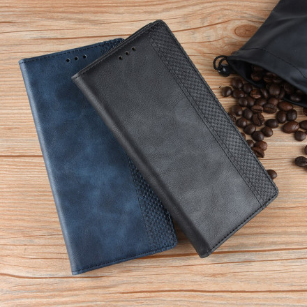 Flip Cover Samsung Galaxy A52 5G Effet Cuir Vintage Stylisé Flip Cover Samsung Galaxy A52 5G Effet Cuir Vintage Stylisé