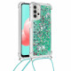 Coque Samsung Galaxy A32 5G Paillettes avec Cordon Coque Samsung Galaxy A32 5G Paillettes avec Cordon