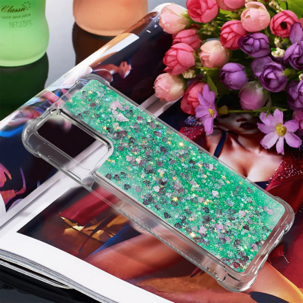 Coque Samsung Galaxy A32 5G Paillettes avec Cordon Coque Samsung Galaxy A32 5G Paillettes avec Cordon