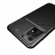 Coque Samsung Galaxy A52 5G Flexible Texture Fibre Carbone