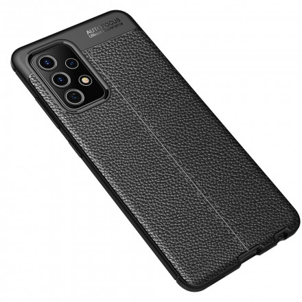 Coque Samsung Galaxy A52 5G Effet Cuir Litchi Double Line Coque Samsung Galaxy A52 5G Effet Cuir Litchi Double Line
