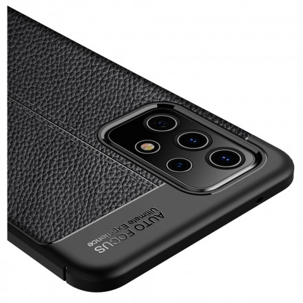 Coque Samsung Galaxy A52 5G Effet Cuir Litchi Double Line Coque Samsung Galaxy A52 5G Effet Cuir Litchi Double Line