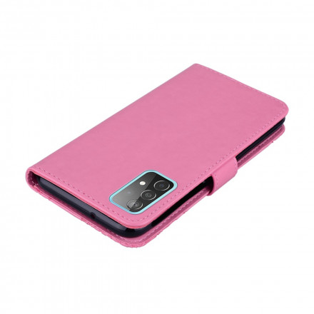 Housse Samsung Galaxy A52 5G Hibou Mandala et Breloque Housse Samsung Galaxy A52 5G Hibou Mandala et Breloque