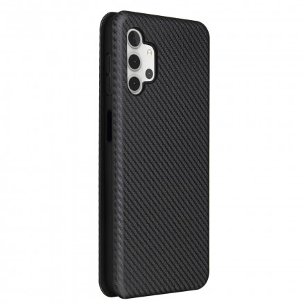 Flip Cover Samsung Galaxy A32 5G Fibre Carbone Flip Cover Samsung Galaxy A32 5G Fibre Carbone