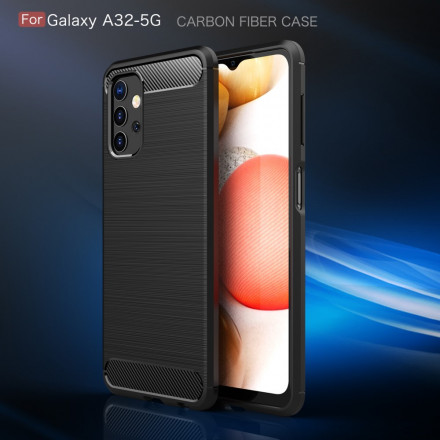 Coque Samsung Galaxy A32 5G Fibre Carbone Brossée