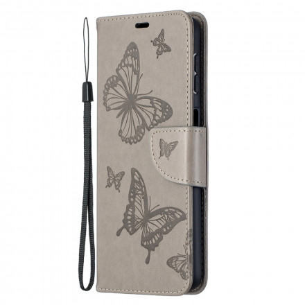 Housse Samsung Galaxy A32 5G Les Papillons en Vol avec Lanière Housse Samsung Galaxy A32 5G Les Papillons en Vol avec Lanière