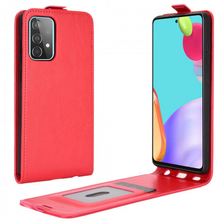 Housse Samsung Galaxy A52 5G Rabat Vertical Effet Cuir