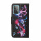 Housse Samsung Galaxy A52 5G Papillons et Lanière Housse Samsung Galaxy A52 5G Papillons et Lanière