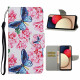 Housse Samsung Galaxy A52 5G Papillons Floraux Lanière Housse Samsung Galaxy A52 5G Papillons Floraux Lanière