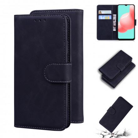 Housse Samsung Galaxy A32 5G Effet Cuir Monochrome Housse Samsung Galaxy A32 5G Effet Cuir Monochrome