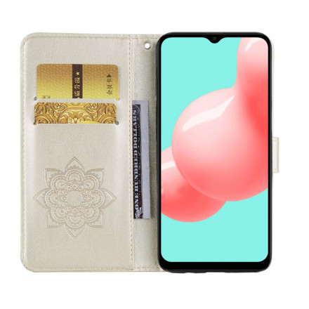 Housse Samsung Galaxy A32 5G Hibou Mandala et Lanière Housse Samsung Galaxy A32 5G Hibou Mandala et Lanière