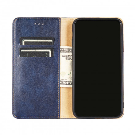 Flip Cover Samsung Galaxy A32 5G Effet Cuir Monochrome