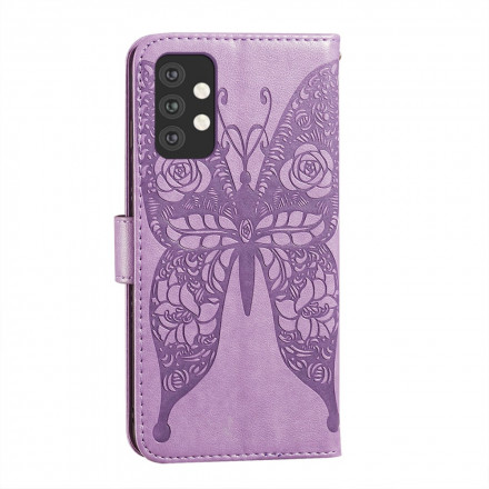 Housse Samsung Galaxy A32 5G Papillons Motif en Fleurs Housse Samsung Galaxy A32 5G Papillons Motif en Fleurs