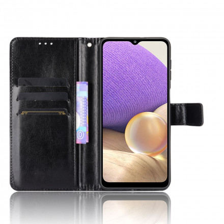Housse Samsung Galaxy A32 5G Simili Cuir Flashy
