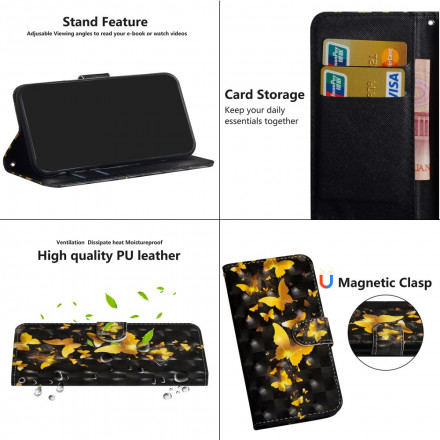 Housse Google Pixel 4A Papillons Jaunes Housse Google Pixel 4A Papillons Jaunes