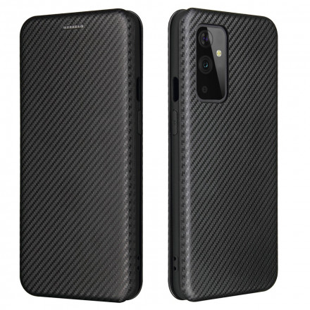 Flip Cover OnePlus 9 Silicone Carbone