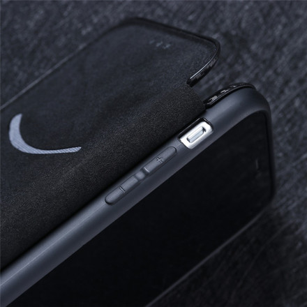 Flip Cover OnePlus 9 Silicone Carbone