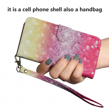 Housse Google Pixel 4a Dégradé Paillettes Magentas Housse Google Pixel 4a Dégradé Paillettes Magentas