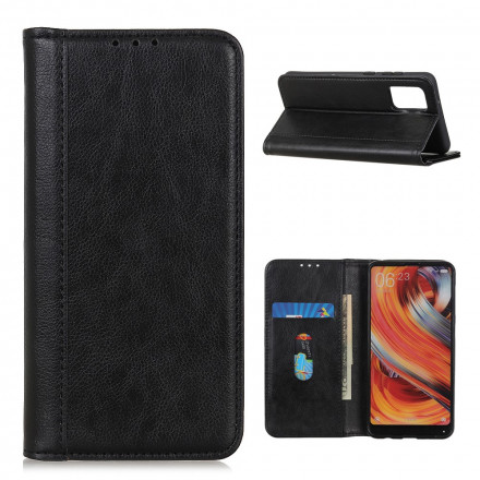 Flip Cover OnePlus 9 Cuir Litchi Fendu Élégance Flip Cover OnePlus 9 Cuir Litchi Fendu Élégance