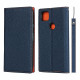 Flip Cover Google Pixel 4a Cuir Litchi Véritable à Lanière Flip Cover Google Pixel 4a Cuir Litchi Véritable à Lanière