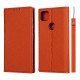 Flip Cover Google Pixel 4a Cuir Litchi Véritable à Lanière Flip Cover Google Pixel 4a Cuir Litchi Véritable à Lanière