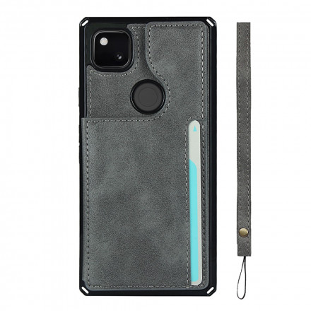 Coque Google Pixel 4a  Porte-Cartes Support et Lanière