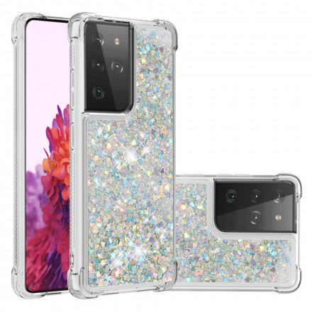 Coque Samsung Galaxy S21 Ultra 5G Désires Paillettes Coque Samsung Galaxy S21 Ultra 5G Désires Paillettes