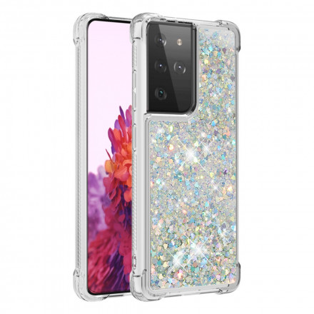 Coque Samsung Galaxy S21 Ultra 5G Désires Paillettes Coque Samsung Galaxy S21 Ultra 5G Désires Paillettes
