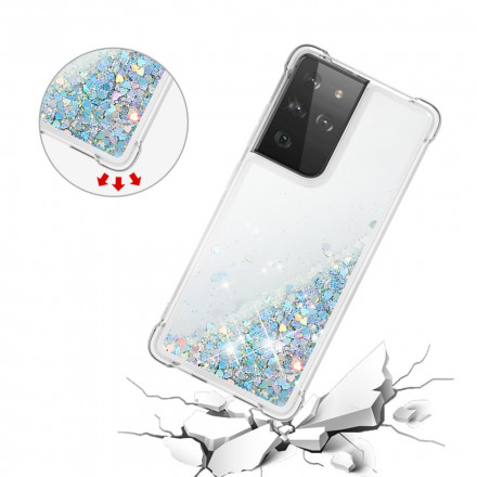 Coque Samsung Galaxy S21 Ultra 5G Désires Paillettes