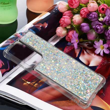 Coque Samsung Galaxy S21 Ultra 5G Désires Paillettes Coque Samsung Galaxy S21 Ultra 5G Désires Paillettes
