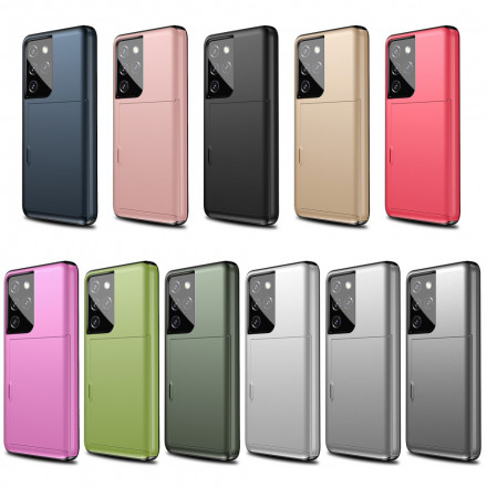 Coque Samsung Galaxy S21 Ultra 5G Rigide Flashy Porte-Cartes Coque Samsung Galaxy S21 Ultra 5G Rigide Flashy Porte-Cartes