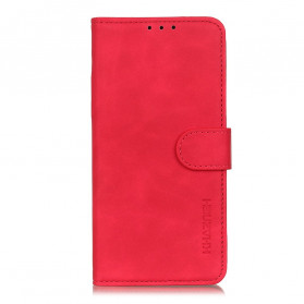 Housse OnePlus 9 Pro Effet Cuir Vintage KHAZNEH