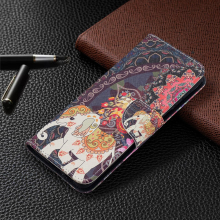 Housse Samsung Galaxy S21 Plus 5G Mandala Éléphants Ethniques Housse Samsung Galaxy S21 Plus 5G Mandala Éléphants Ethniques