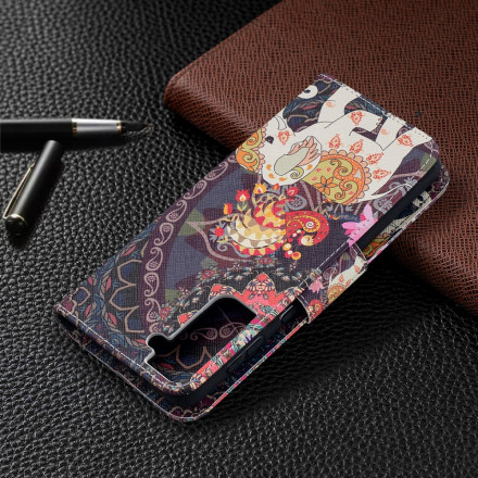 Housse Samsung Galaxy S21 Plus 5G Mandala Éléphants Ethniques Housse Samsung Galaxy S21 Plus 5G Mandala Éléphants Ethniques