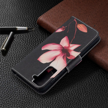 Housse Samsung Galaxy S21 Plus 5G Fleur Rose