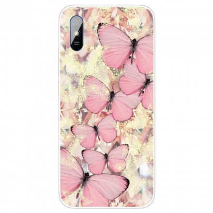 Coque Xiaomi Redmi 9A Papillons Royaux