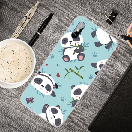 Coque Xiaomi Redmi 9A Tas de Pandas