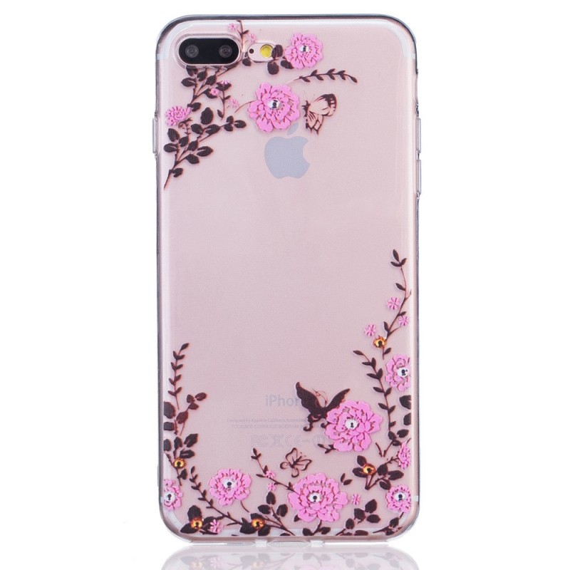 coque fleuri iphone 8 plus