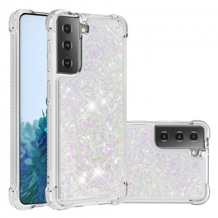 Coque Samsung Galaxy S21 Plus 5G Désires Paillettes Coque Samsung Galaxy S21 Plus 5G Désires Paillettes