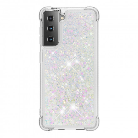 Coque Samsung Galaxy S21 Plus 5G Désires Paillettes Coque Samsung Galaxy S21 Plus 5G Désires Paillettes