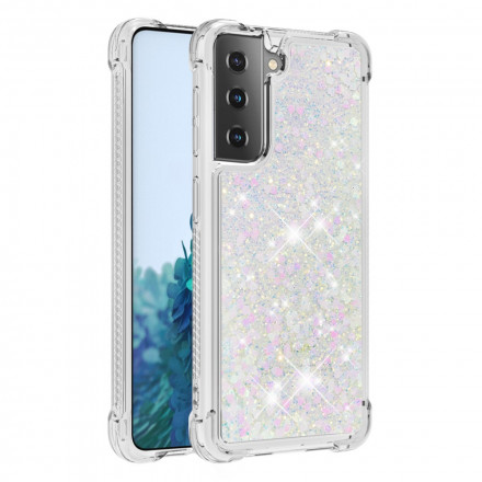 Coque Samsung Galaxy S21 Plus 5G Désires Paillettes Coque Samsung Galaxy S21 Plus 5G Désires Paillettes