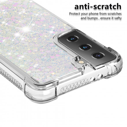 Coque Samsung Galaxy S21 Plus 5G Désires Paillettes Coque Samsung Galaxy S21 Plus 5G Désires Paillettes